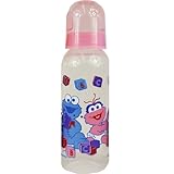 セサミストリート ベビーセサミ 哺乳瓶 250ｍｌ ミルクボトル 【00208】 (ピンク)