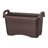 大和プラスチック ハンドルプランター 深55型 550×255×H305 ダークブラウン スノコ付