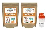 NOBITA(ノビタ) ノビタプロテイン ソイプロテイン FD0002 600g 2個セット シェイカー付き (キャラメル味)
