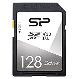 シリコンパワー SDカード 128GB UHS-I U3 V30 4K 対応 Class10 最大転送速度 100MB s 5年保証 SP1