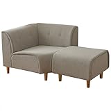 山善(YAMAZEN) 連結できる コーナーソファ NCS-140(SBE) ベージュ