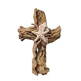 Enesco 4052900 Gregg Gift "Where The Heart Is" Driftwood Wall Cross, 9.25"