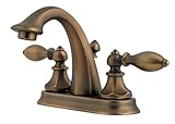 Pfister lf-048-e0bv Catalina 2-handle 4インチCentersetバスルーム蛇口でベルベットAged Bronze , 1.2 GPM