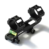 ATREIDES スコープマウント、20mmレール用カンチレバー式スコープマウント、1.4インチセンター高さ、30mmチューブ用水平キャリブレーション付き、アウトドアハンティング用