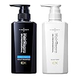 アデランス 医薬部外品 ヘアリプロ 薬用 スカルプシャンプーEX (オイリー) コンディショナー 370mL 日本製 脂性肌用 男性用 oily メンズ シャンプー アミノ酸 頭皮の汚れ落とし ふけ かゆみ ノンシリコン 髪のハリ コシ