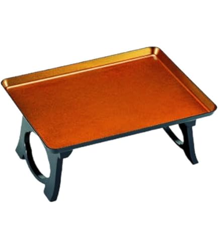 Amazon.co.jp: 輪島塗 脚付盆 御膳 5膳セット 朱色 会席膳 木製 骨董