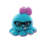 10cm Cute Octopus Plush Toy Soft Stuffed Animal Doll Xmas Christmas Birthday Valentine Gift (Blue) [