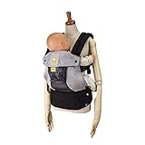【1年保証】 リルベビー Lille Baby 抱っこひも 6way ベビーキャリア エアフロー 3D メッシュ COMPLETE 6-in-1 SC-4A-404-P グレー／シルバー Baby C
