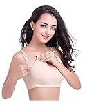 Topwhere授乳マタニティブラノンワイヤー快適シームレススリープブラ US サイズ: L