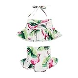 Kesoto 全4サイズ ベビー水着 女の子 水着 キッズ 女児 ビキニ 2点セット 1-5歳 - マルチカラー, 3-4T