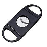 Merssavo シガーカッターギロチンステンレススチールダブルブレードシガークリッパー1PC