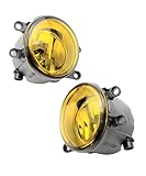 HTharros フォグランプユニット イエロー ガラスレンズ H8 H11 H16 トヨタ ヴォクシー 互換品 2個セット C型