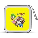 Dr.スランプ アラレちゃん メディアケース BD/DVD/CDケース ブルーレイディスク対応 40枚収納 セミハード ARKETHONEY ファスナー付 キャラクター かわいい