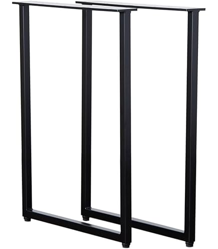 Amazon.co.jp: TOMOYASU Square shape ロの字型 テーブル 脚 アイアン