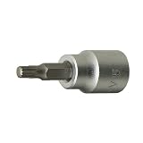 (STRAIGHT/ストレート) 3/8"(9.5mm) スプラインビットソケット M5 10-510
