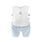 Cutelove　ベスト+ショートパンツ15点セット　コットン　リネン　男の子　赤ちゃん　夏　可愛い　快適