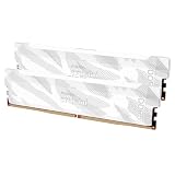 Crucial Pro DDR5 RAM 32GB キット (2x16GB) 6400MHz CL32 オーバークロックデスクトップコンピュータゲームメモリ Intel XMP 3.0 / AMD EXPO ホワイト - CP2K16G64C32U5W