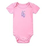 Mother Nest ロンパース　カバーオール　チャックル　肌着新生児夏　新生児服　ボディスーツ　出産祝い　前開き　綿100%　半袖　ピンク　(4-6ヶ月)DH16120