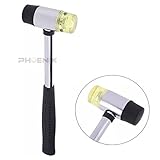 5573 道具 工具 ハンドメイド レザークラフト DIY 日曜大工 板金 修復 ゴムハンマー 直径 約 25mm