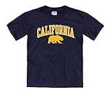 ショップカレッジウェア UCバークレーカリフォルニアアーチユースTシャツ－ネイビー M