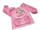 選べる４タイプ Disney ディズニー 子供 幼稚園 保育園 キッズ 用 スモック 刺繍 アップリケ 付き エプロン デイジー 130cm