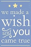 Heritage 1093 We Made a Wish Wall Decor 24 x 16-Inch [並行輸入品]