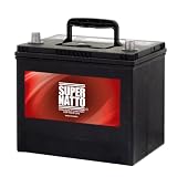 SUPER NATTO （スーパーナット）自動車用バッテリー（充電制御車対応)90D23L バッテリー無料回収チケット付き (55D23L,60D23L,65D23L,70D23L,75D23L,80D23L,85D23L,90D23L,95D23L互換) (長寿命・2年保証付き)