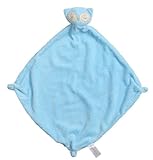 Angel Dear Cashmere Soft Polyester Blankie, Blue Owl by Angel Dear [並行輸入品]