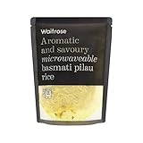 Pilau電子レンジライス250グラム (Waitrose) (x 6) - Pilau Microwaveable Rice Waitrose 250g (Pack of 6)