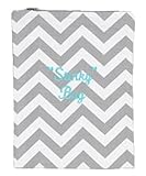 Caught Ya Lookin' Dirty Diaper Stinky Bag, Gray Chevron by Caught Ya Lookin'