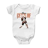 500レベルのライアンGetzlaf Baby Onesie – Anaheim Hockeyファンギア – ライアンGetzlafレトロO ホワイト