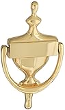 National Hardware V1914 7" Door Knocker in Solid Brass [並行輸入品]