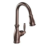 Moen 7185ORB Brantford One-Handle High Arc Pull-down Kitchen Faucet, Oil Rubbed Bronze [並行輸入品]