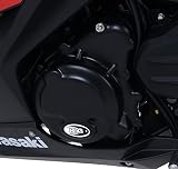 R&G(アールアンドジー) ジェネレーターカバー 左側 ブラック Ninja400(18-) RG-ECC0257BK