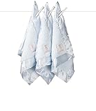 リトルジラフ Little Giraffe ミニブランケット 【正規代理店輸入】 シェニールブランキー3点セット/BOX入り love Triangl (ブルー) lg0110-04 持ち歩きに便利な