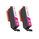 Karasaki SAT 互換インク エプソン用 EPSON用 SAT インク サツマイモ インク SAT-M マゼンタ2個 対応機種:EP-712A EP-813A EP-713A EP-814A EP-714A EP-815A EP-715A EP-816A EP-716A EP-812A【大容量/残量表示対応/個包装】