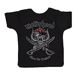 Motorhead Shiver Me Timbers 公式 新しい ブラック Toddler Shirt (Ages 3-24months)