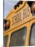 デビッド・ウェルズプレミアムシックラップキャンバス壁アート印刷題名American School Bus、グアテマラ 18" x 24" 2367830_24_18x24_none