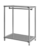 軽量アルミ製 ワードローブ ロータイプ 高さ120cm 幅バリエーション 55～150cm (90cm)