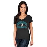 Charlotte Hornets NBA Women 's Sweet Serenade VネックスリムフィットTシャツ S