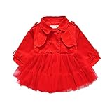 Pojour ベビー服 女の子ワンピース 春秋 子供可愛いチュールワンピース キッズドレス 長袖ドレス 女児プレゼント ガールズスカート お出かけ 綿 通園 通学 出産祝い