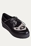 Banned Apparel - Black Piper Beaded Creeper Shoes 3.5