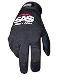 SAS Safety 6652 Mechanic 's Proツール安全手袋、ブラック、M by SAS安全