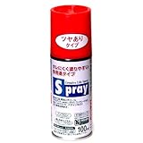 アサヒペン スプレー 100ml ツヤあり ファイヤーレッド