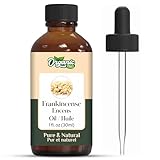 オーガニックZing Frankincense Serrata（Boswellia Serrata）オイル|スキンケア、アロマ、ディフューザー用の純粋で天然のエッセンシャルオイル-30ml/1.01fl oz