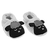 Domybest【冬を懐に抱えて~】秋冬 子供用ファーストシューズ 綿の靴 幼児スノーブーツ 面白い子羊のパターン 写真小道具 誕生日 プレゼント 出産お祝い 柔らか 滑り止め 暖かく保つ 3色