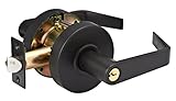 Master Lock SLCHKE10B Heavy Duty Lever Style, Grade 2 Commercial Keyed Entry Door Lock with Bump Sto