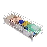 川口工器 靴箱下収納カート (ホワイト L) 日本製 19409