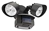 Lithonia Lighting OFLR 6LC 120 MO BZ LED Outdoor Floodlight 2-Light Motion Sensor, Black Bronze [並行輸