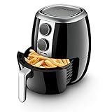 新しい空気フライヤー、1400W家庭インテリジェント電気フライヤー、4.5L大容量フライドマシン、黒、レシピ、健康調理用フードオーブン (サイズ : 4.5L)